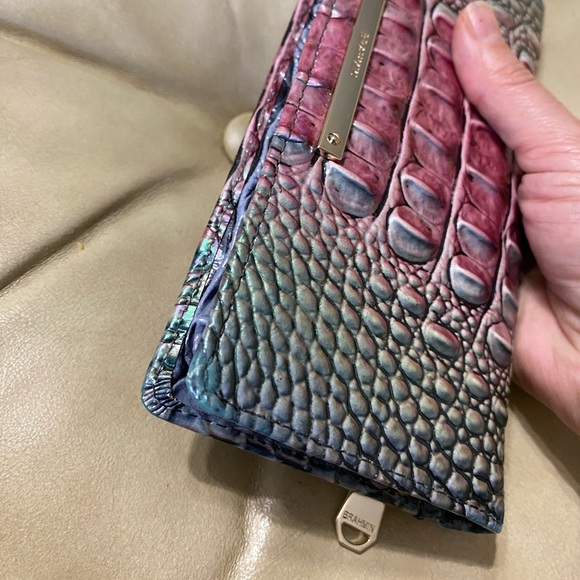 Brahmin Violet Quartz Ady Wallet Melbourne Leather READ - Picture 11 of 14